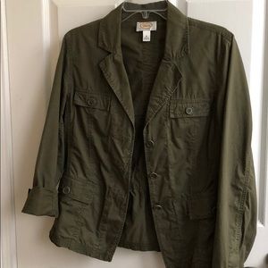 Talbots Army green /olive green jacket
